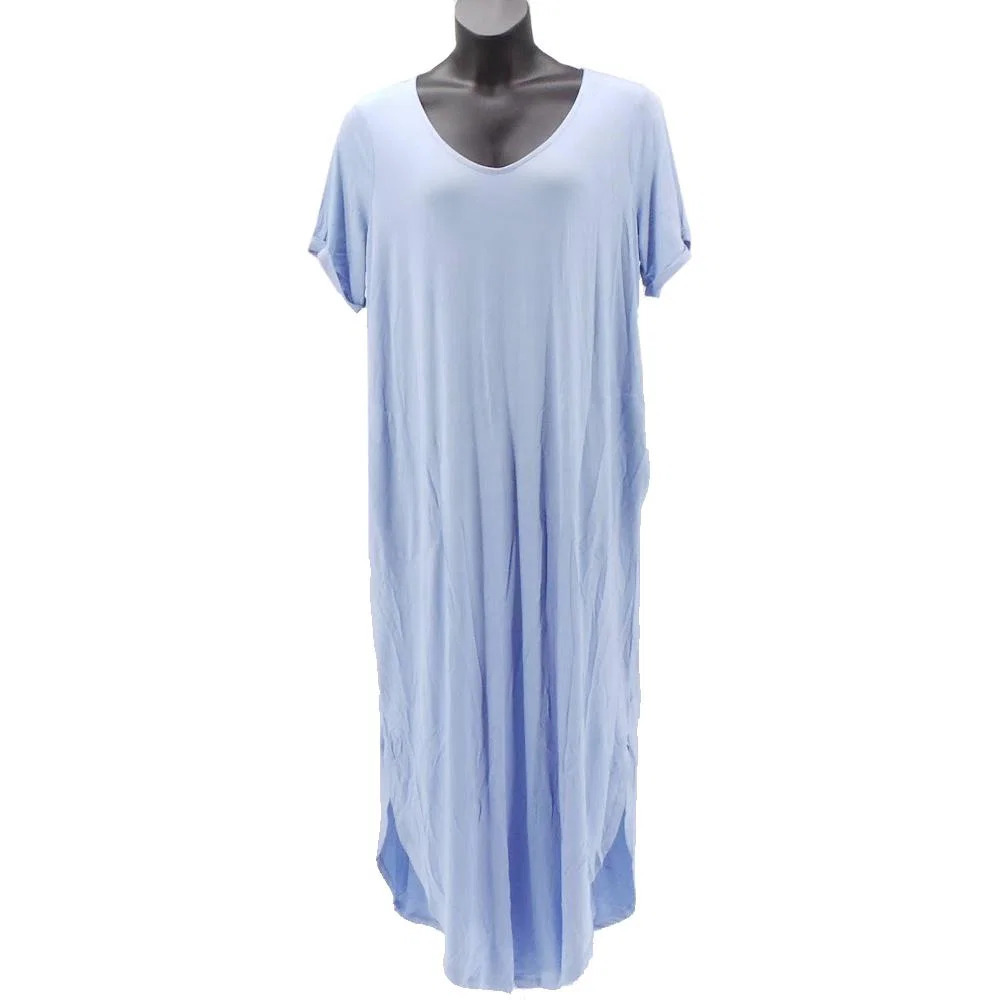 Colleen Lopez AnyWEAR Maxi Dress Soft Chambray - Petites